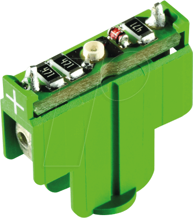 RAFI 38.83.94 - FS - LED-Clip für QC-Serie - LED gn, 24 V DC