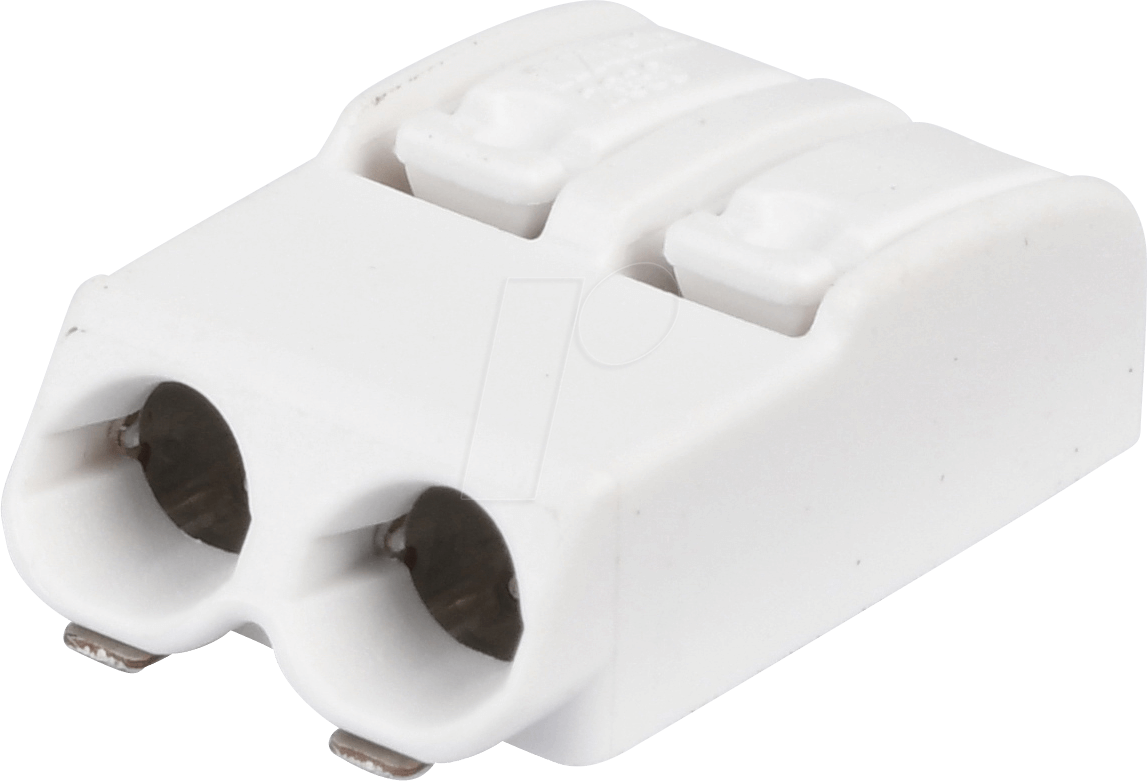 WAGO 2060-452 - SMD-Leiterplattenklemme, RM 4 mm, 2-pol, weiß