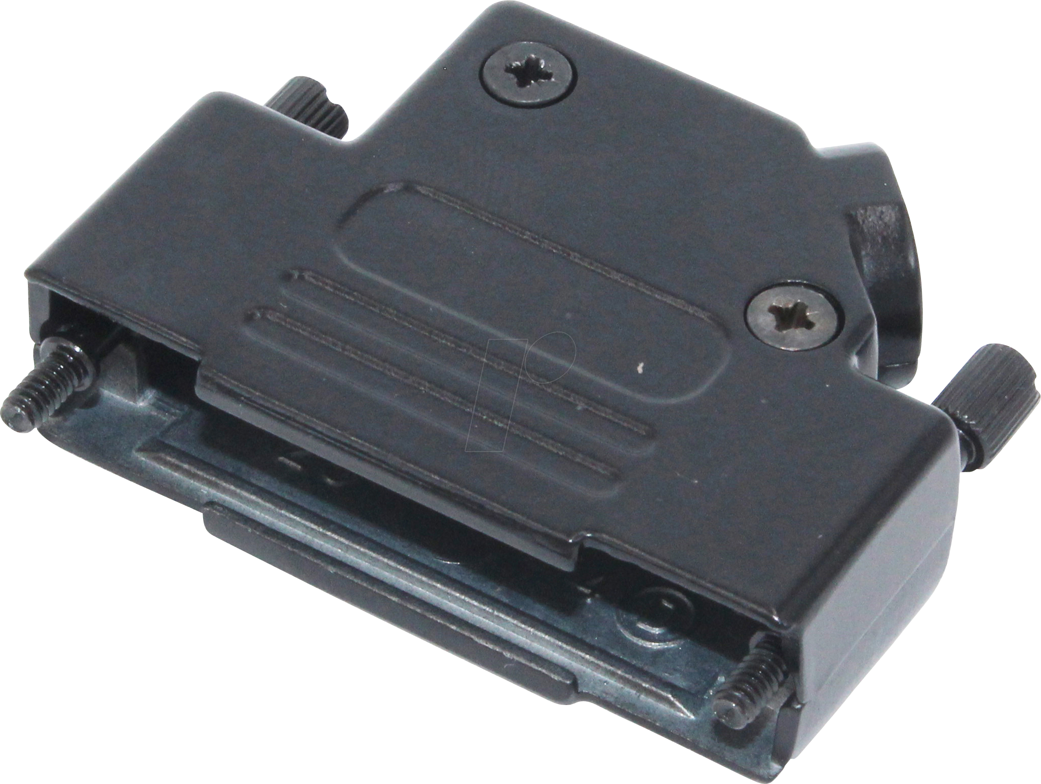 MHD45ZK15-BK-K - D-Sub Kappe, 15-polig, gewinkelt, schwarz