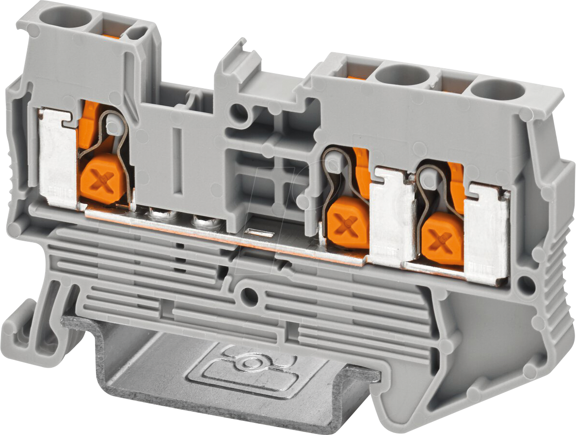 XT 2,5 TWIN - Durchgangsklemme, XT 2,5 TWIN - grau
