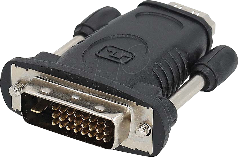 N CVGB34912BK - HDMI Adapter, DVI-D 24+1-Pin Stecker > HDMI Ausgang, schwarz