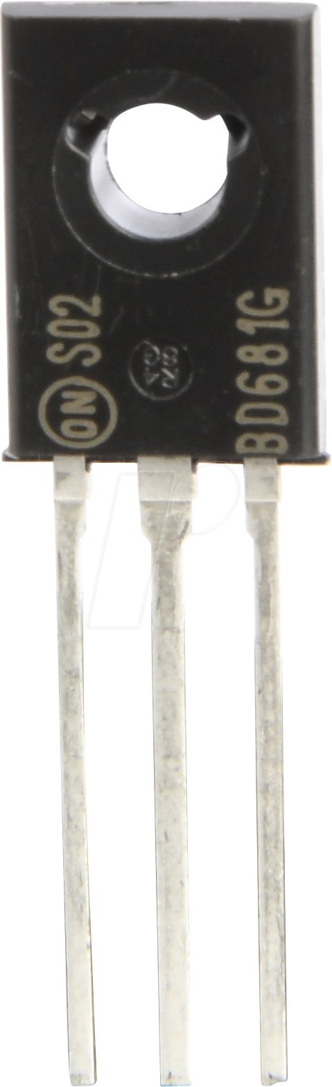 Thumbnail - BD681G - Darlington-Transistor, NPN, 100V, 4A, 40W, TO-225