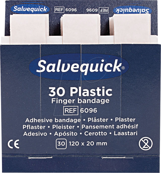 SNG 1009297 - Salvequick Fingerverband, wasserfest, 30 Stück