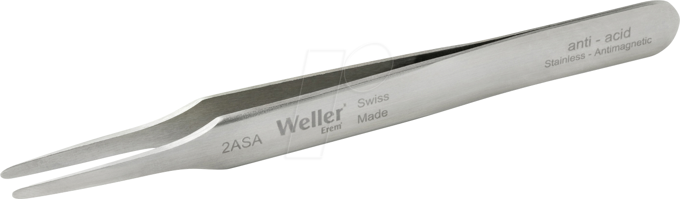 Thumbnail - EREM 2ASA - Präzisionspinzette mit flachen abgerundeten Spitzen