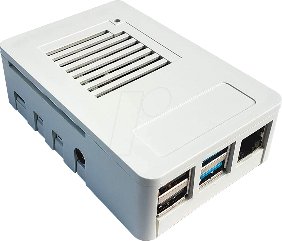 RPI MATICBOX4 W - Gehäuse für Raspberry Pi 4, Kunststoff, weiß