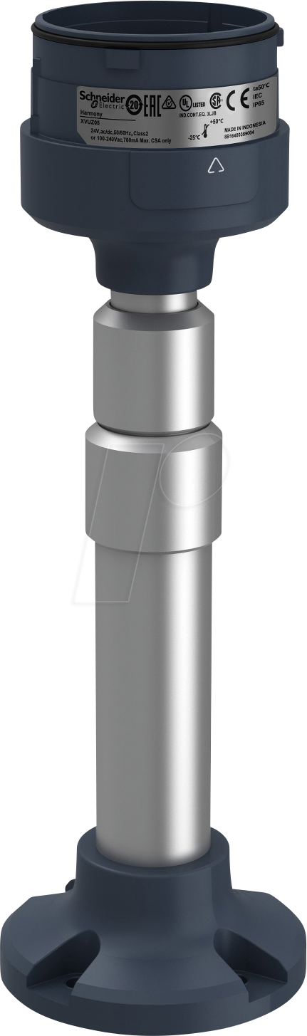 XVUZ05 - Montagefuß mit Teleskoprohr 210 - 385 mm für Signalsäule
