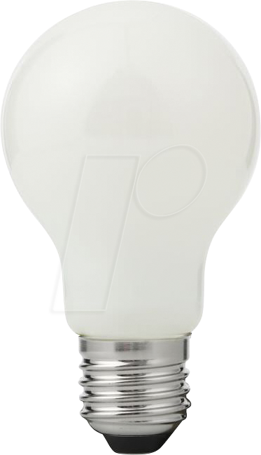SCHI LX023870308 - LED-Lampe E27, 3,8 W, 320 lm, 2500 K, Opal, Filament, dimmbar