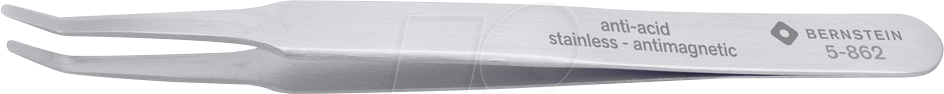 BERN 5 862 - SMD-Pinzette, 30° gebogen, rund, 120 mm