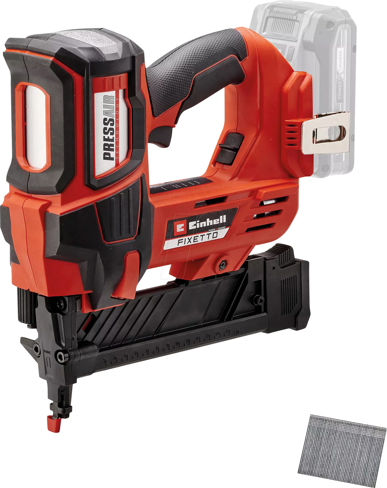 EINHELL 4257795 - Akku-Nagler FIXETTO 18/50 N, Power X-Change, ohne Akku
