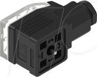 GDME 2011 - 2-pol.+PE Rechteckstecker, PG11