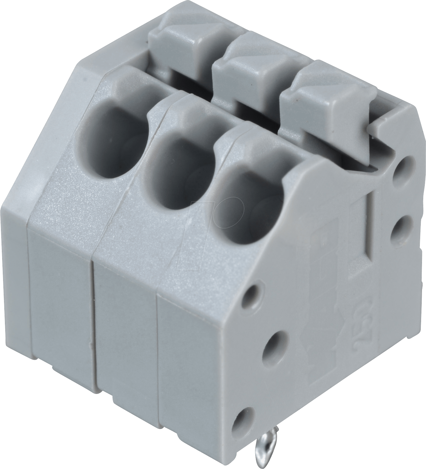 WAGO 250-203 - Klemmleiste mit Betätigungsdrückern, RM 3,5 mm, 8A, 3-pol