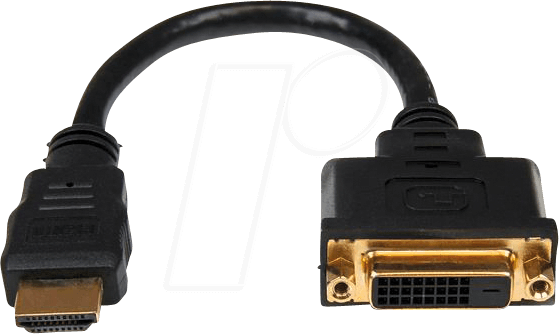 ST HDDVIMF8IN - HDMI Adapter, HDMI Stecker auf DVI 24+1 Buchse