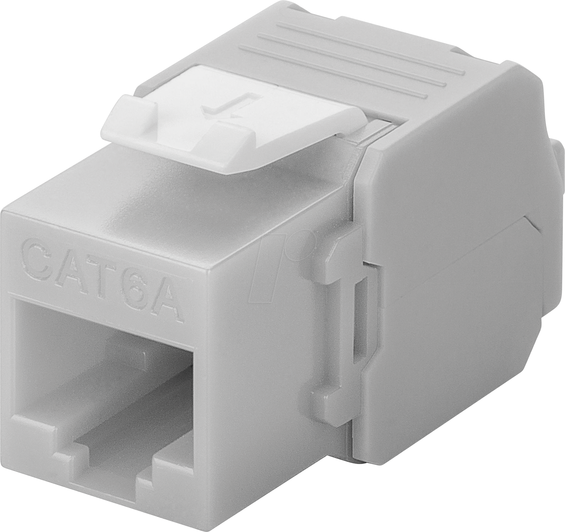GOOBAY 90693 - Keystone Modul Cat.6a UTP, RJ45 Buchse / LSA, grau