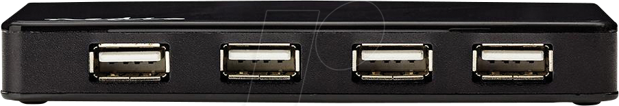 Thumbnail - N UHUBU2730BK - USB 2.0 Hub, 7 Port, 7x USB