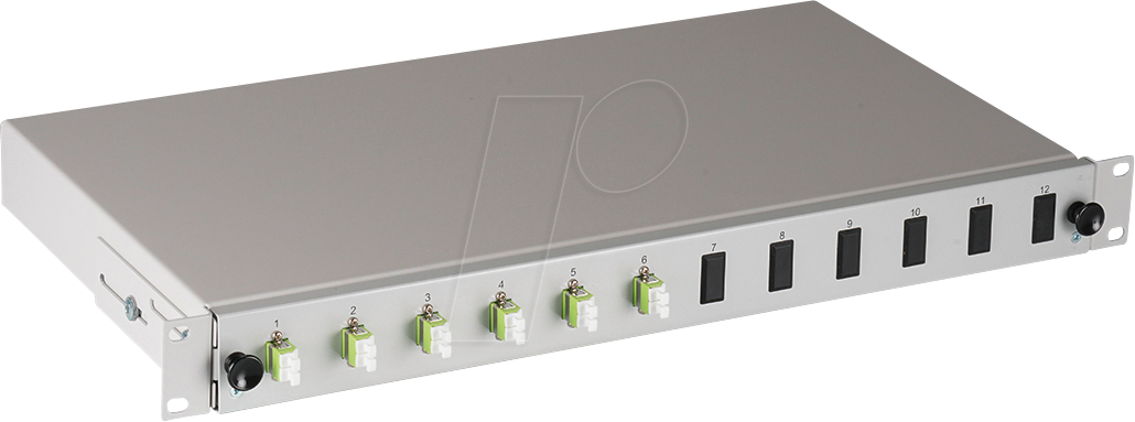 EFB BA7190112OM5 - Spleißbox, LC, OM5, 12 Pigtails / 6 Kupplung