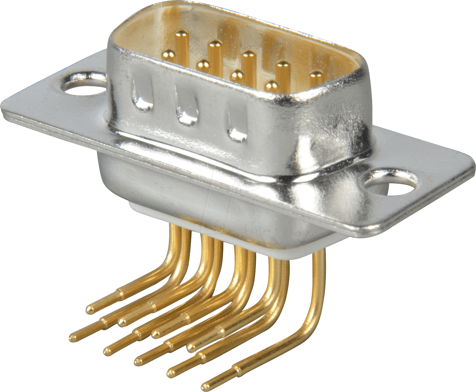 D-SUB ST 09GW - D-SUB-Stecker, 9-polig, gewinkelt, RM 9,4