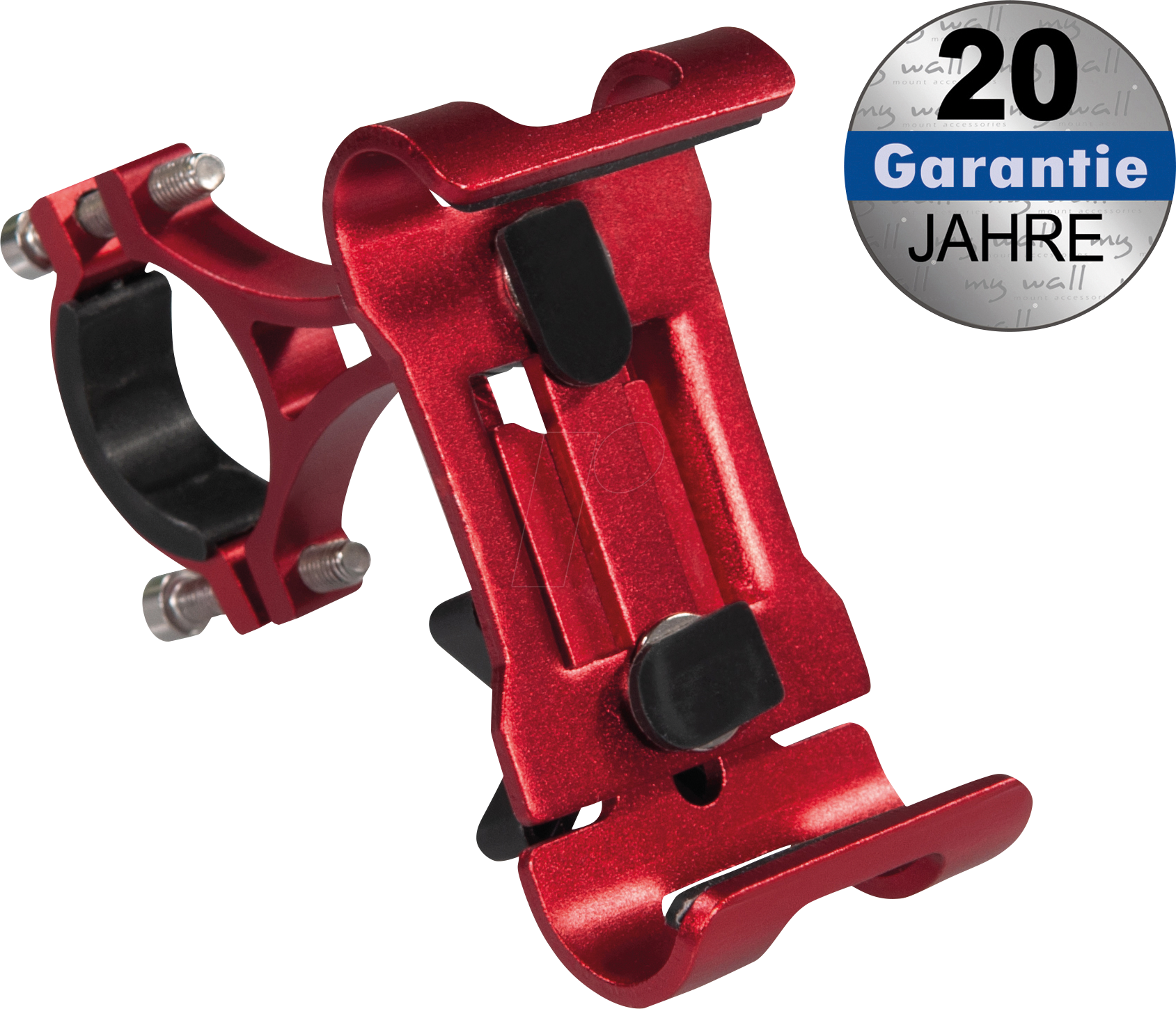 BIKE HR 22 - Fahrrad - Handyhalterung, universal, Metall, rot