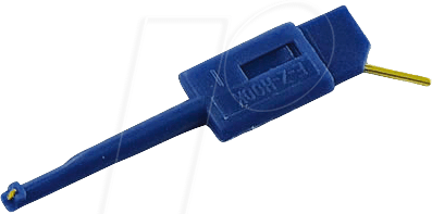 KLEPS 064 PCH BL - Miniatur-Klemmprüfspitze, 0,64 mm, blau