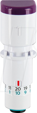 SIL BLADE-2MM - Schneidemesser, stufenlos, mit Halterung