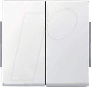 EL ME 343519 - Aquadesign Wippe, Serienschalter, polarweiß