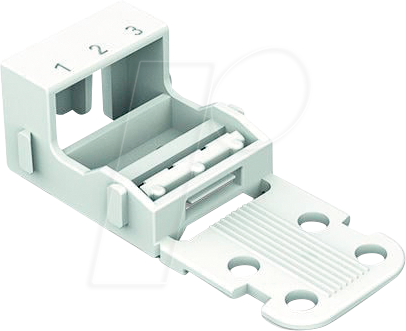 WAGO 221-513 - Befestigungsadapter, für 3-Leiter-Klemmen (4 mm²)
