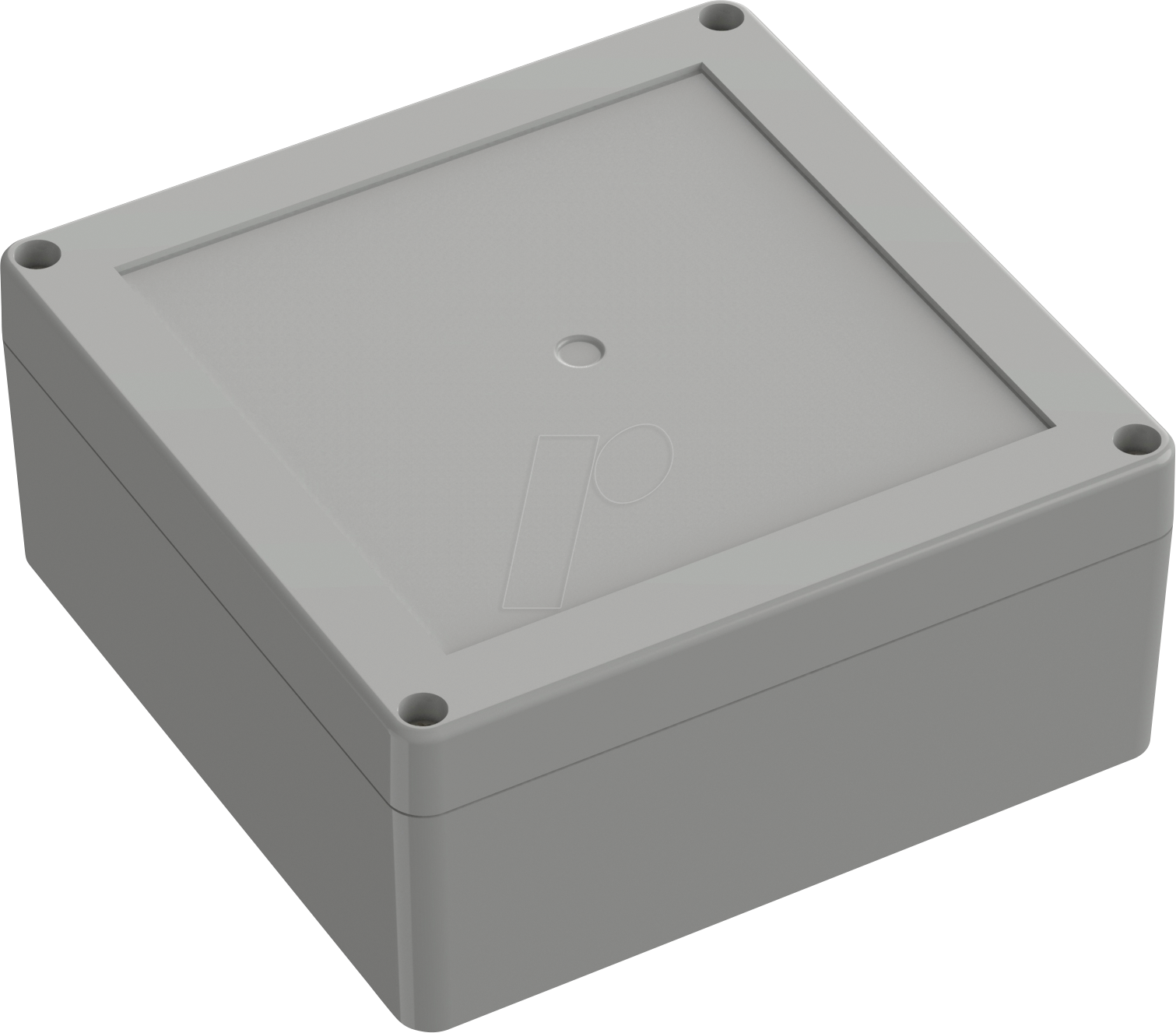 6U07141406119 - Industriegehäuse, 134,7 x 134,7 x 60,1mm, IP66/IP68, lichtgrau