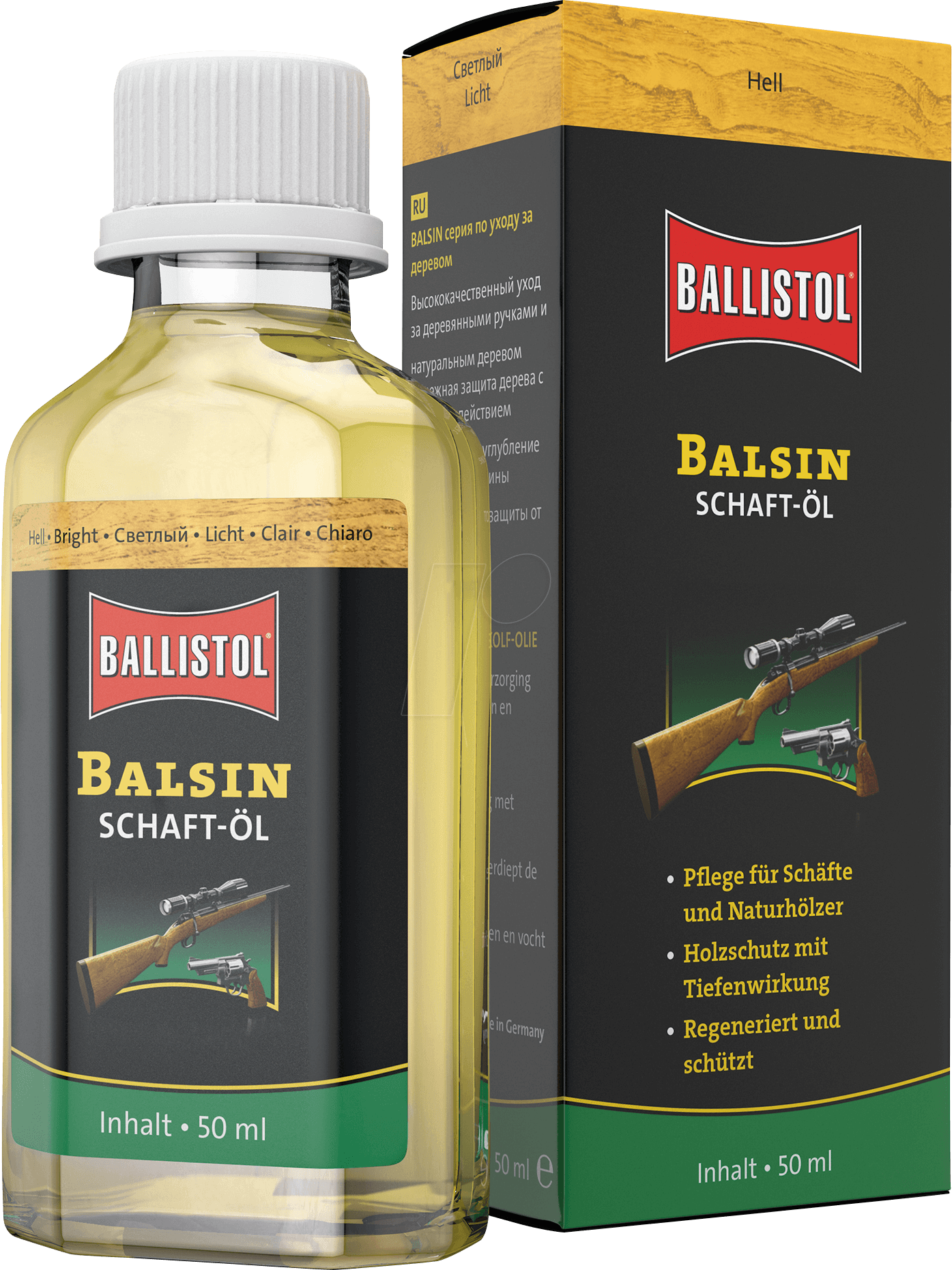 BALL 23030 - Schaft-Öl Balsin, hell, 50 ml