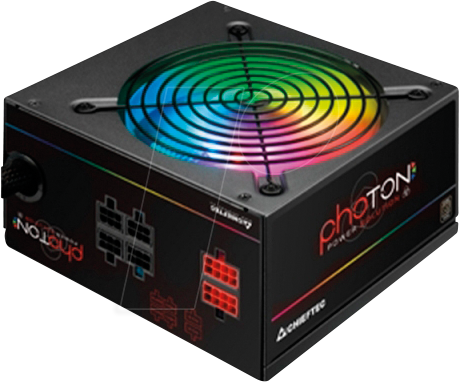 CFT CTG-750C-RGB - Chieftec Photon Serie CTG-750C-RGB, 650W