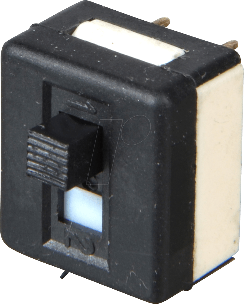 SS 25449 NH - Schiebeschalter, gerade, RM5,08 - 2x Ein - Aus - Ein