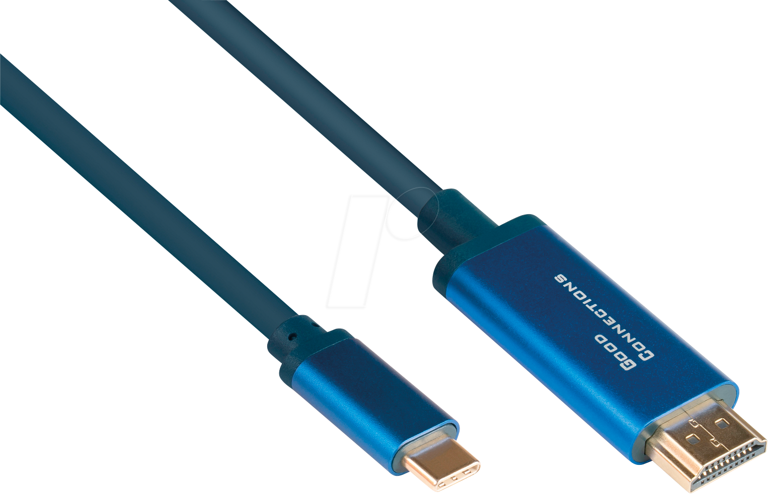 Thumbnail - GC 4520-CSF015B - Adapterkabel USB C > HDMI, 4K@60Hz, flex, 1,5 m