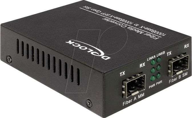DELOCK 86203 - Medienkonverter, Gigabit Ethernet, SFP