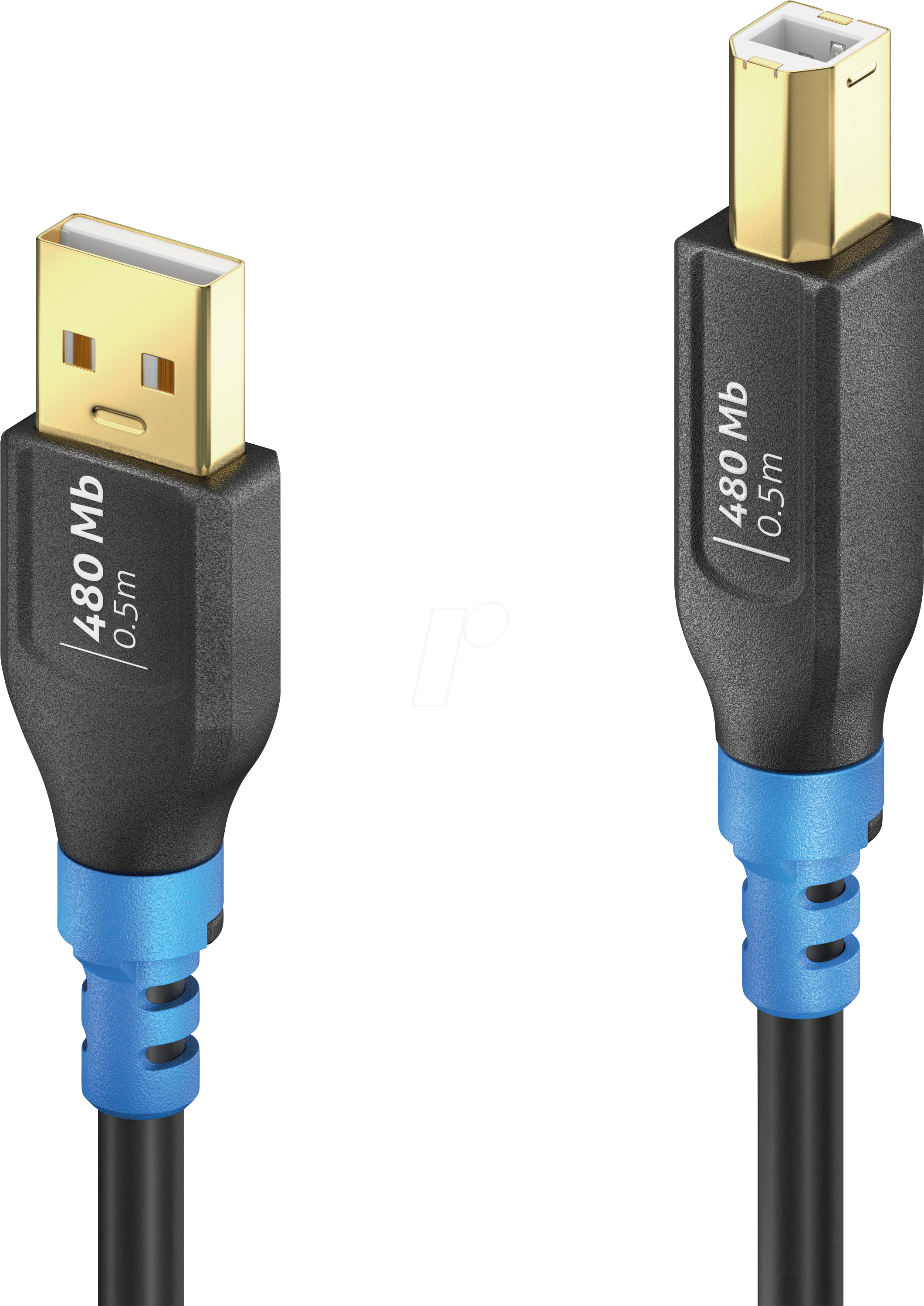 FI-U200-005 - USB 480 Mb/s-Kabel, A Stecker auf B Stecker, 0,5 m