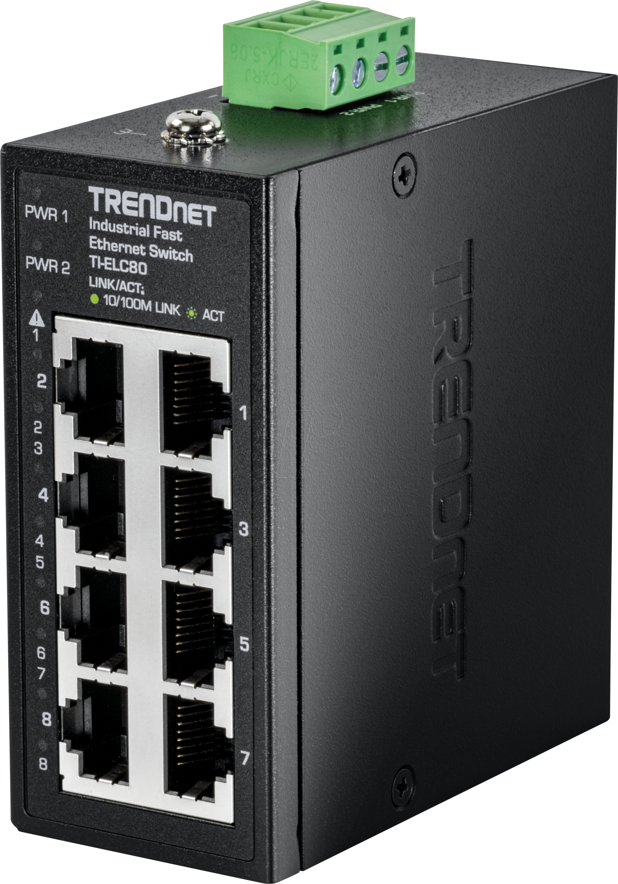 TRN TI-ELC80 - Switch, 8-Port, Fast Ethernet