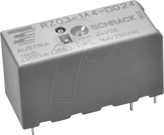 TE 1-1415899-6 - Leistungsrelais monostabil, THT, 12 V DC, 16 A, 1 Schließer (NO)
