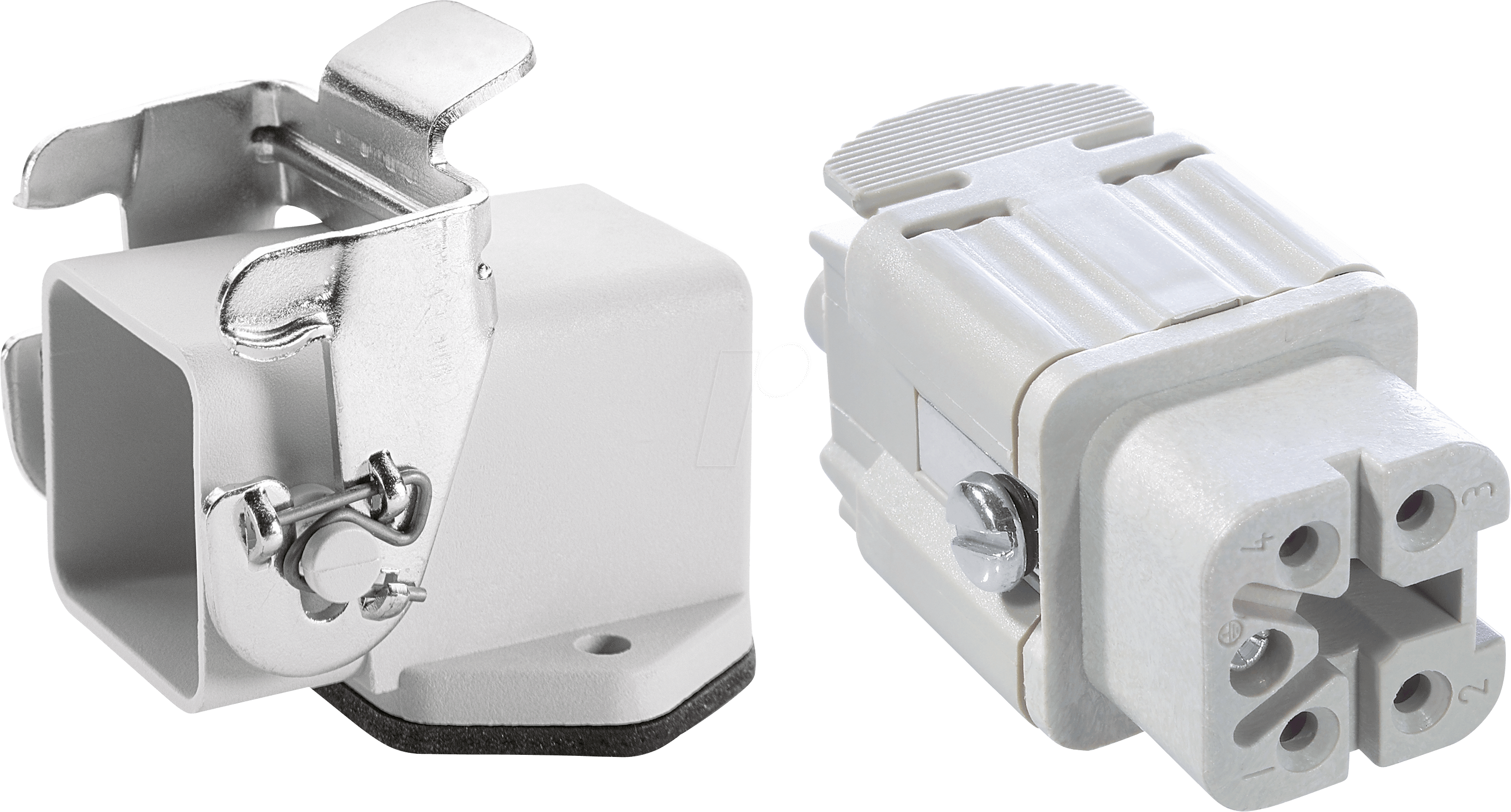 HA 4 B AGS - EPIC® H-A 4 - 4+PE - Buchse, AGS, grau