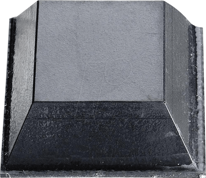 3M SJ5023 BLACK - Gummifüsse, 20,5 x 20,5 x 7,6 mm, schwarz 36 Stück