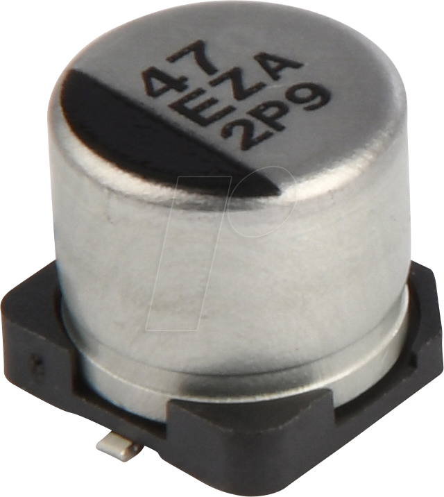 EEHZA 47U 25A - ELKO-Polymere Hybrid SMD, 47µF, 25 V, 6,3x5,8 mm