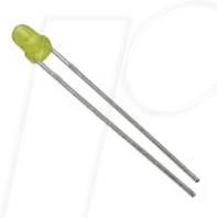 WUE 151051YS0400 - LED, 5 mm, bedrahtet, gelb, 300 mcd, 40°