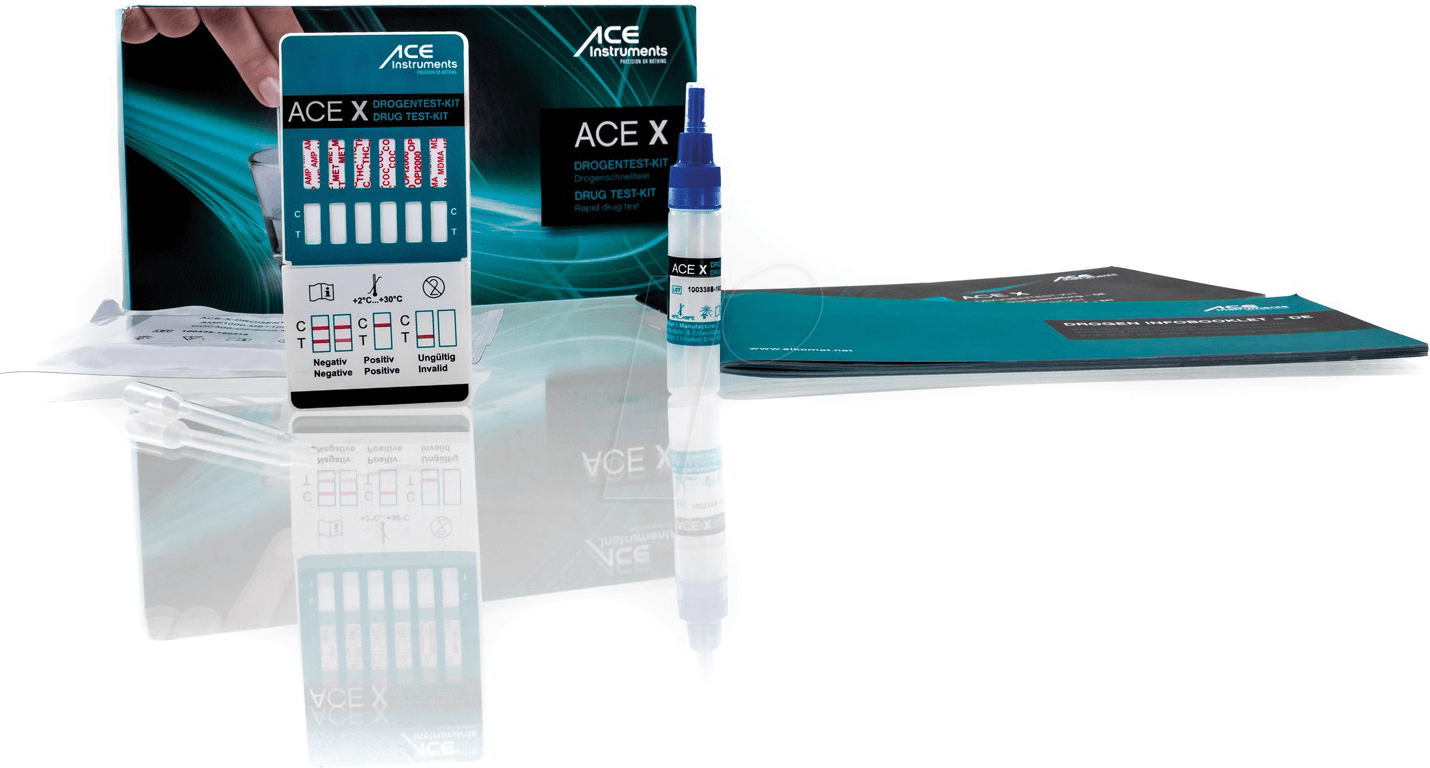ACE 100338 - ACE X Drogentest-Kit (Wisch)