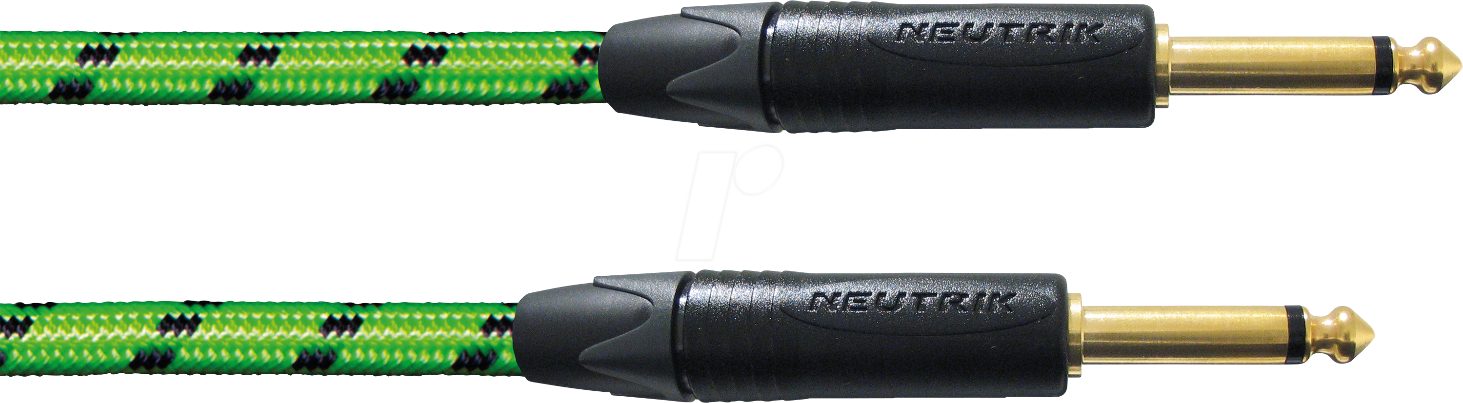 BLACKLIGHT 3PPG - Instrumentenkabel BLACKLIGHT PP, 3 m, grün, 6,3 mm Klinke Mono