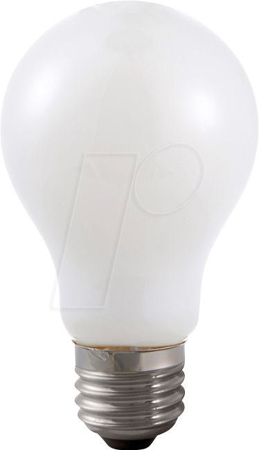 SCHI LX023870688 - LED-Lampe E27, 6 W, 470 lm, 2500 K, Opal, Filament, dimmbar