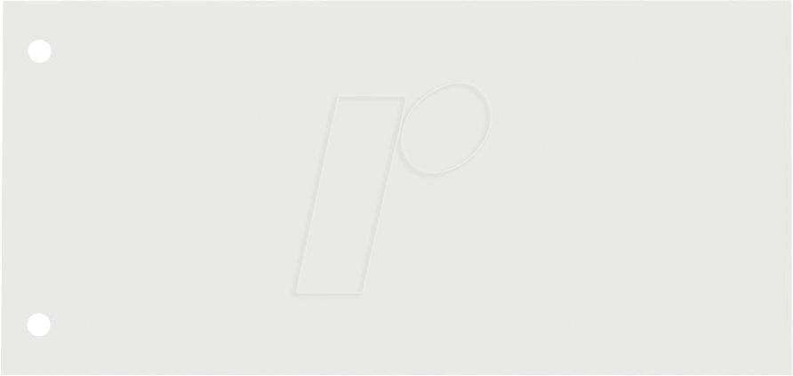 TRENNSTREIFEN WS - Farbige Trennstreifen (24,0 x 10,0 cm), weiß