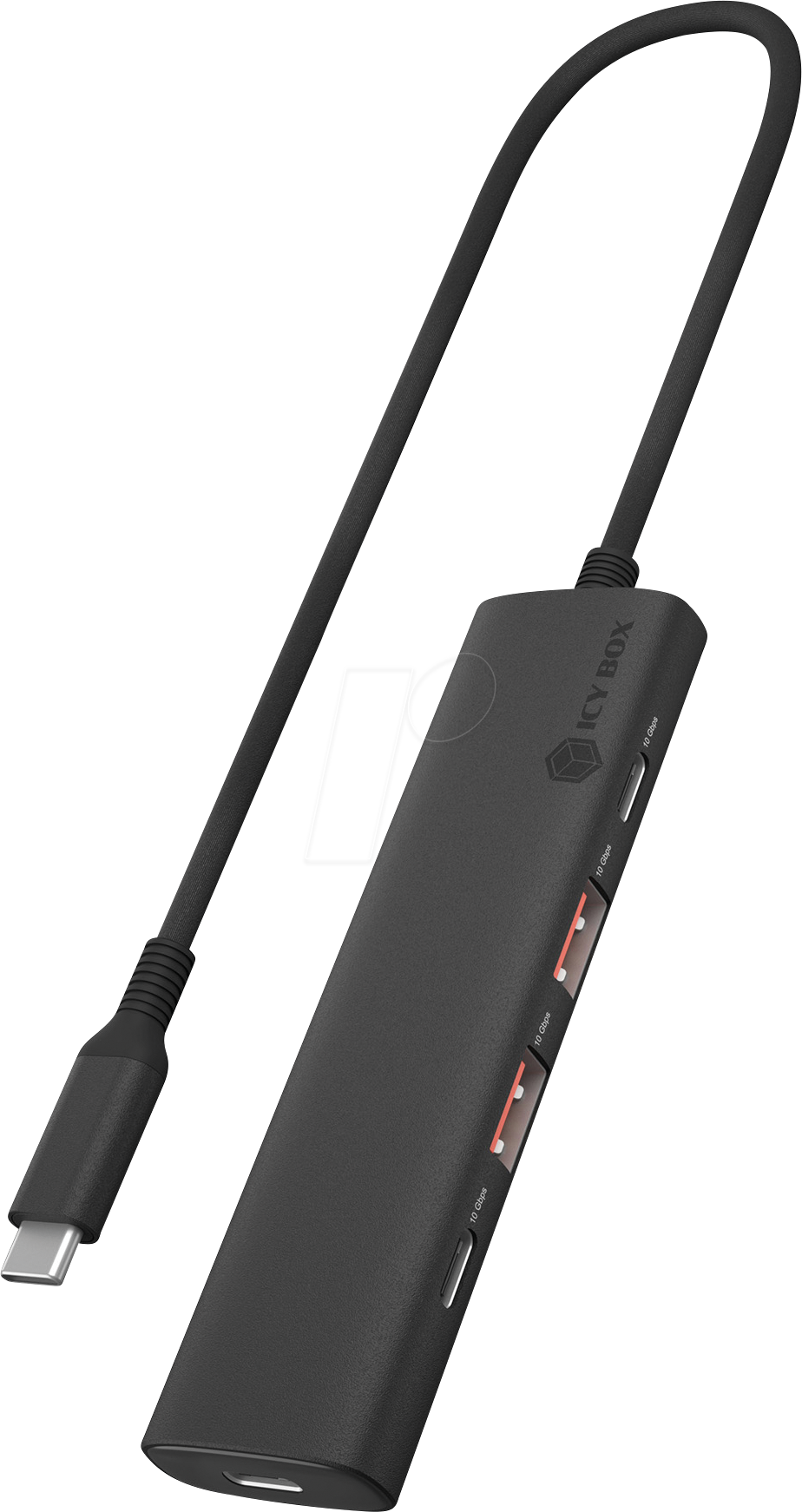 ICY HUB1437-CPD - USB 3.1 Hub, 2x USB-A, 2x USB-C mit PD