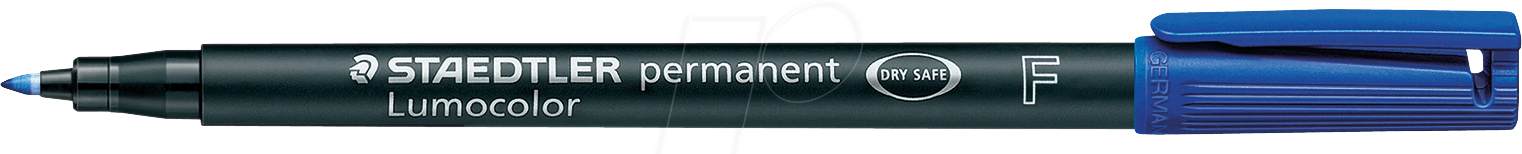 STAEDTLER 318BL - Permanent-Universalstift F, 0,6 mm, blau