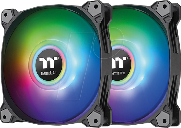 TT 25626 - Thermaltake Pure Duo 14 ARGB, 140 mm, schwarz, 2er-Pack