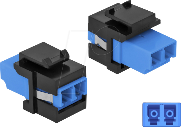 DELOCK 86718 - Keystone Modul LC Duplex Buchse > Buchse