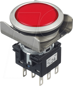 ID LB6MBM1T6R - Drucktaster LB, 22 mm, 2 CO