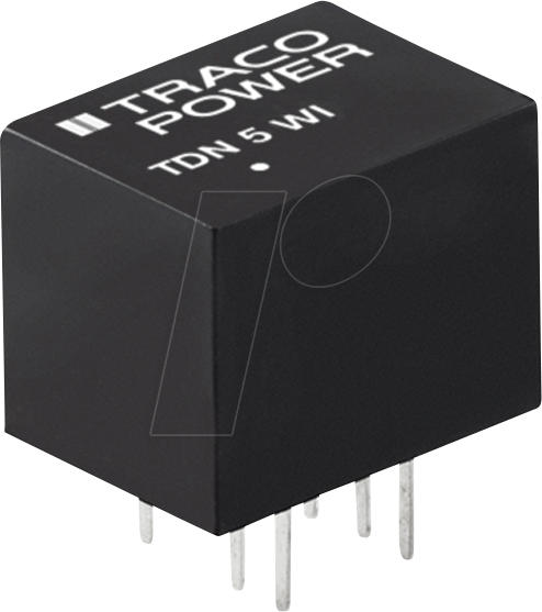 TDN 5-0923WI - DC/DC-Wandler TDN 5WI, 5 W, 15 V, 168 mA, DIL-8