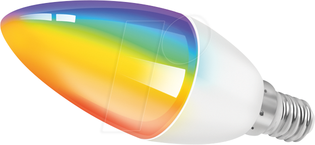 LOGILINK SH0119 - Wi-Fi Smart LED-Leuchte, 4,2 W, 330 lm, Tuya kompatibel, weiß