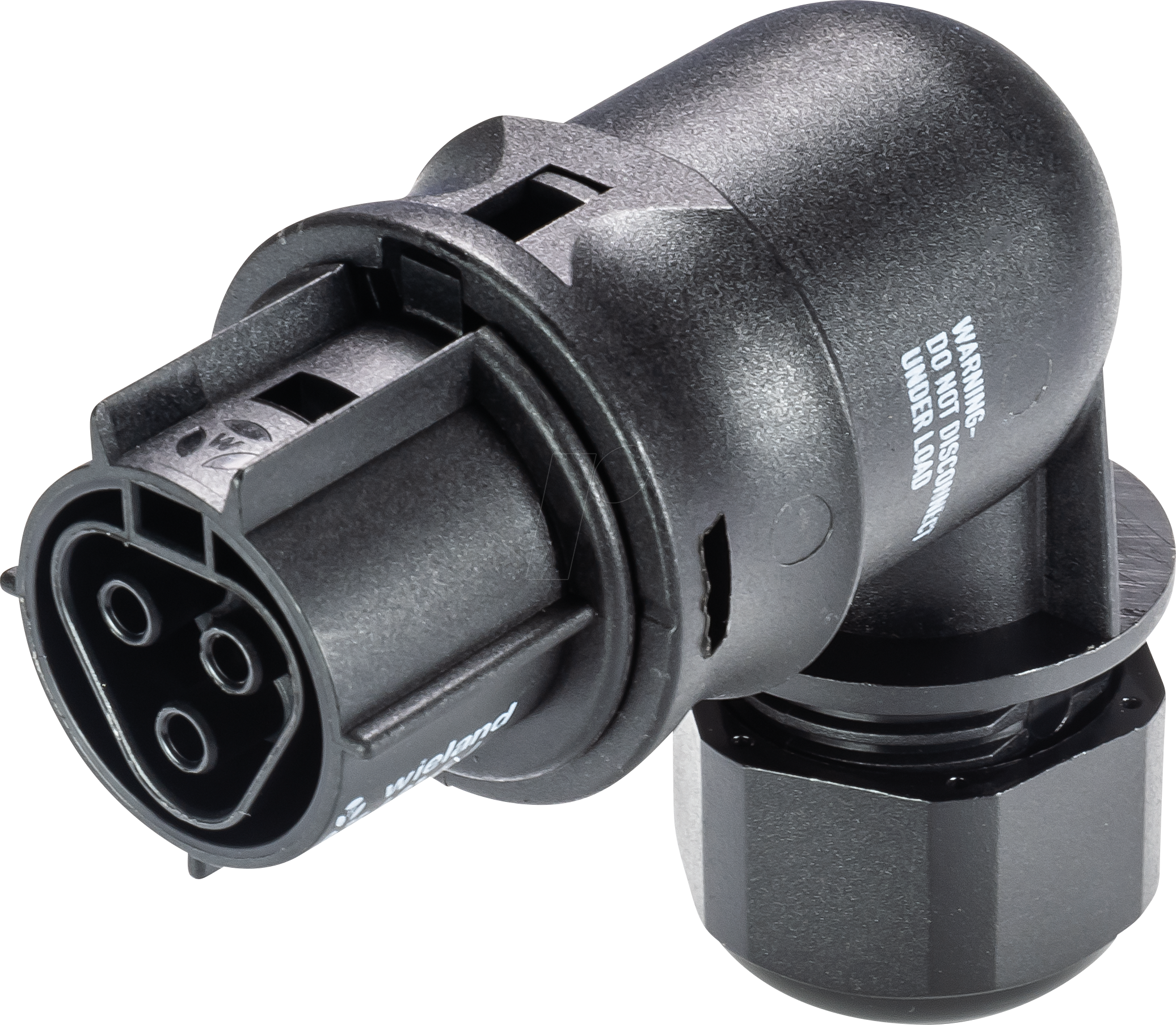 RST20I3 KB3 90 - Buchsenteil mit Kabelverschraubung 10-14mm, Federkraftanschluss